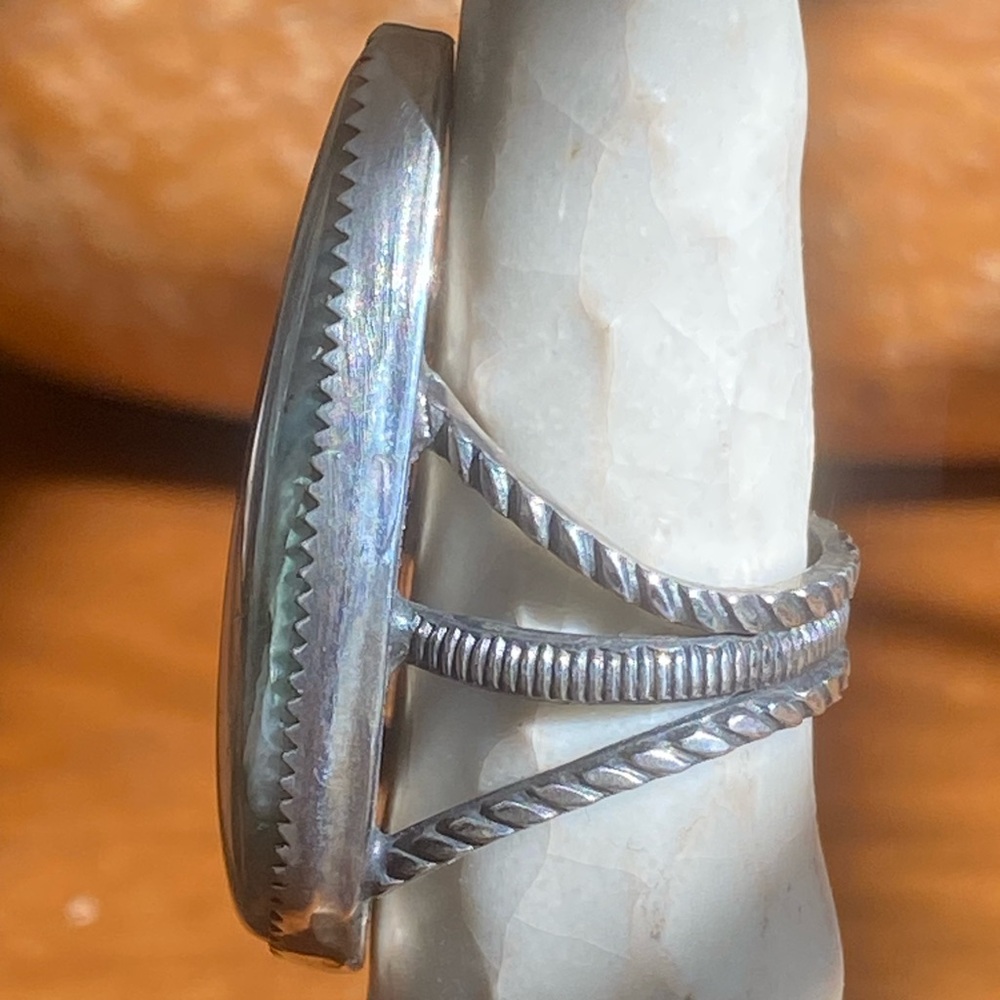 Arizona Chrysocolla Sterling Ring - Picture 5 of 10